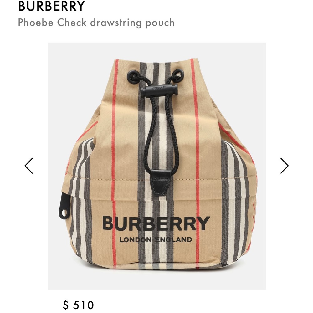 Burberry pouch bag, worn twice like new
